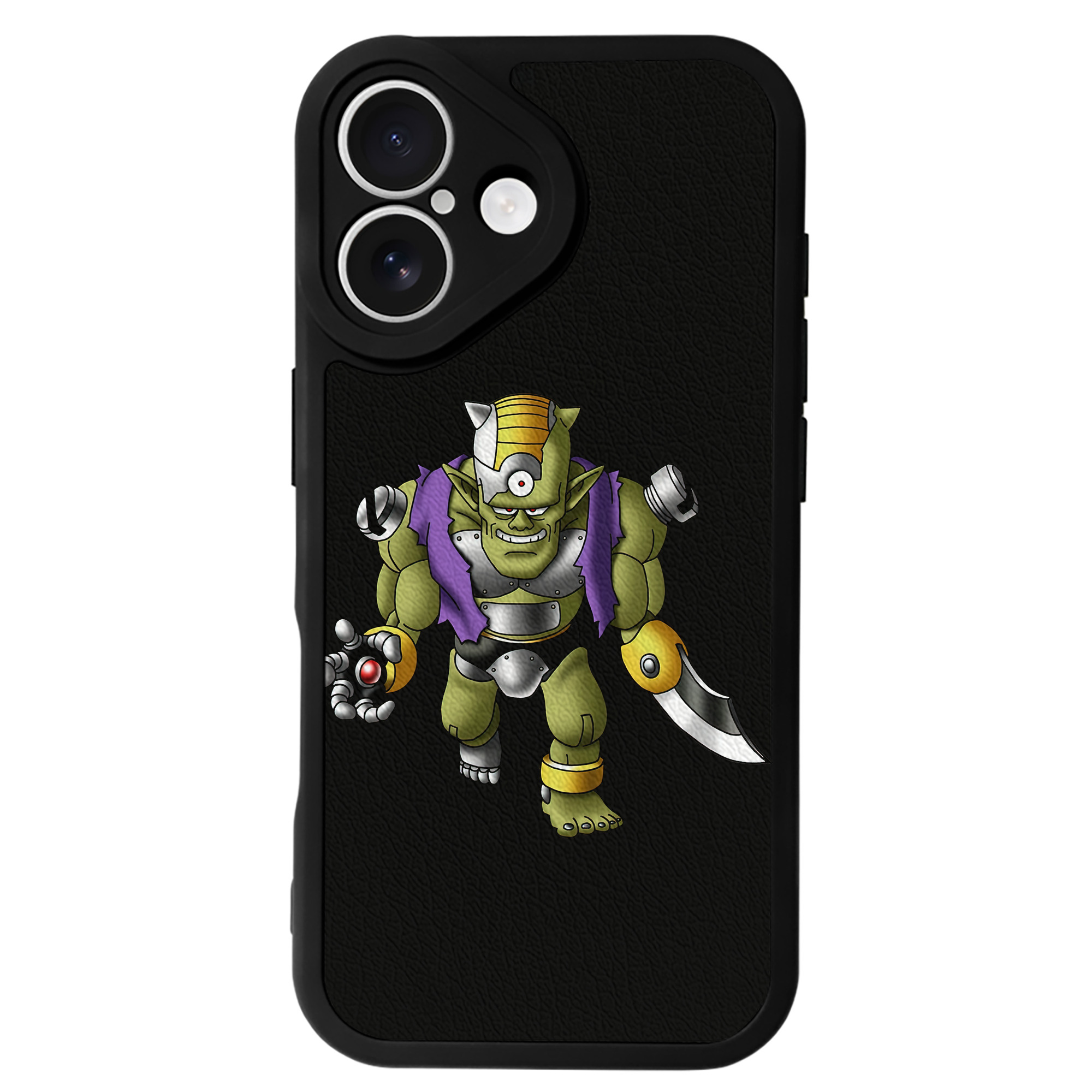 （画像用） ドラゴンクエスト Doragon Kuesuto Dragon Quest 【iPhone 16シリーズ対応】シリコンスマホケース（レザー調） 材質：シリコン